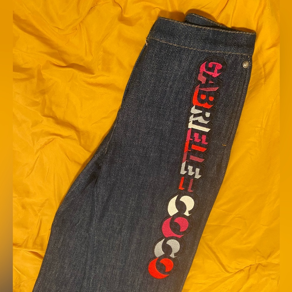 Chanel “Gabrielle Coco” Embroidered Jeans